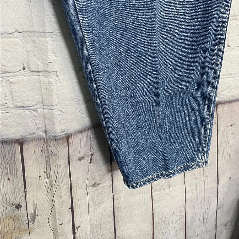 Vintage Gitano Mom Blue High Rise Tapered Leg  Denim Jeans 16 Short - Picture 4 of 7